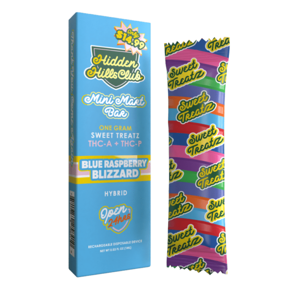 blue raspberry blizzard| sweet treatz mini mart 1g