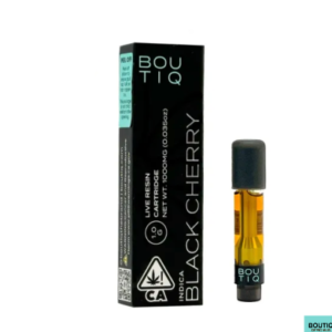 boutiq carts black cherry – live resin cartridge 1 gram (indica)