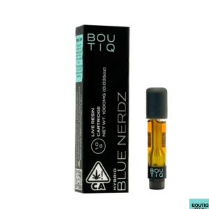 boutiq carts blue nerdz – live resin cartridge 1 gram (hybrid)