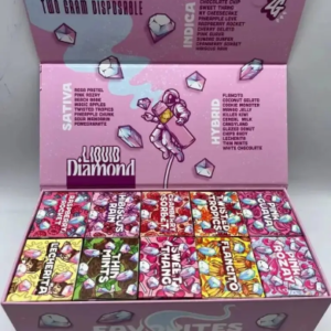 pink batch 2g liquid diamonds disposable