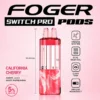 california cherry foger switch pro 30k puffs pod cover 92186 california cherry foger switch pro 30k puffs pod cover 92186