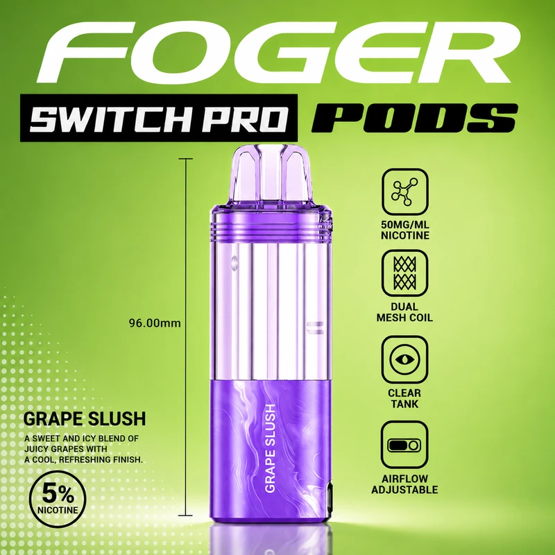 grape slush foger switch pro 30k puffs pod cover 57800 grape slush foger switch pro 30k puffs pod cover 57800